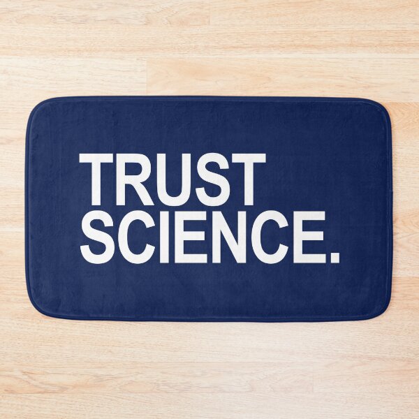 Item preview, Trust Science (BLUE BG) designed and sold by Thelittlelord.
