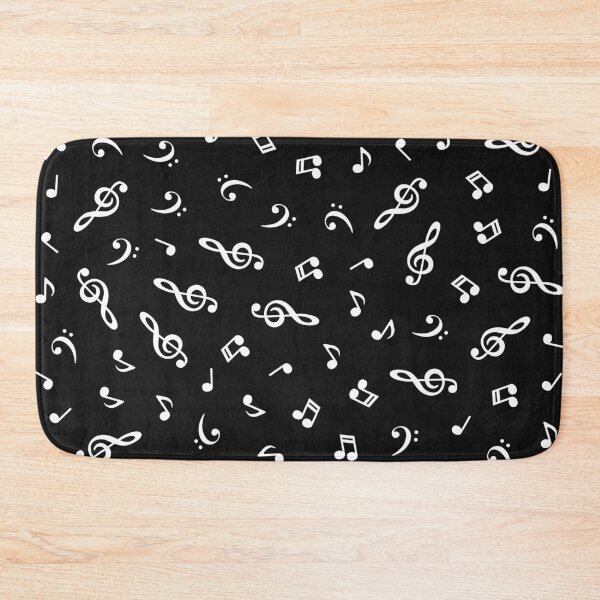 Item preview, Musical Notes (Black and White) Pattern designed and sold by ixrid.