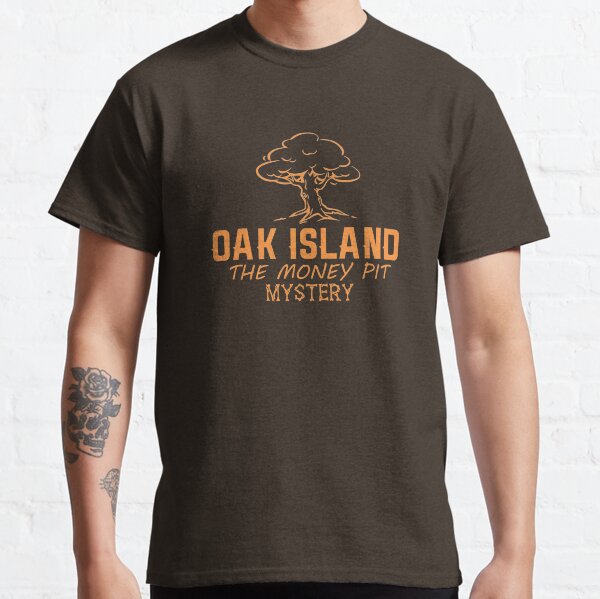 Oak Island Money Pit Treasure Hunter Knights Templar Cros Mystery Nova Scotia Classic T-Shirt