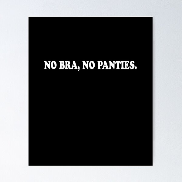 No bra day concept with Feel Free lettering. Take off brassiere