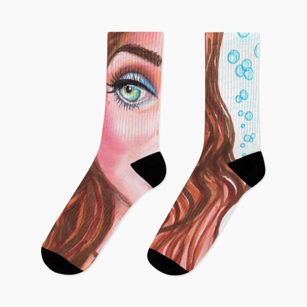 Item preview, Mermaid Art Sinister by Laurie Leigh Illustration  designed and sold by LaurieLeighArt.