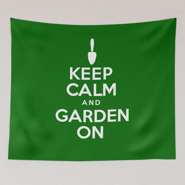 Item preview, Keep Calm And Garden On Trowel Design designed and sold by jaycartoonist.