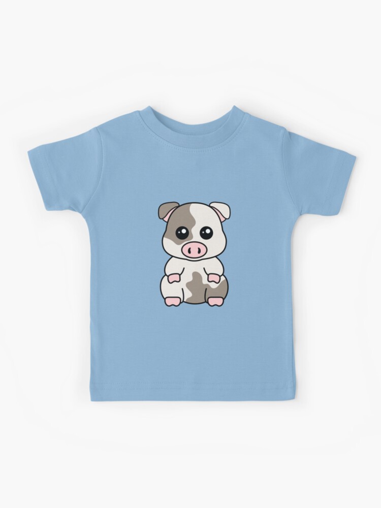 Cute Piglet Kawaii Kids T Shirt By Hotvector Redbubble - kawaii cute pastel outfit codes kawaii roblox outfit codes