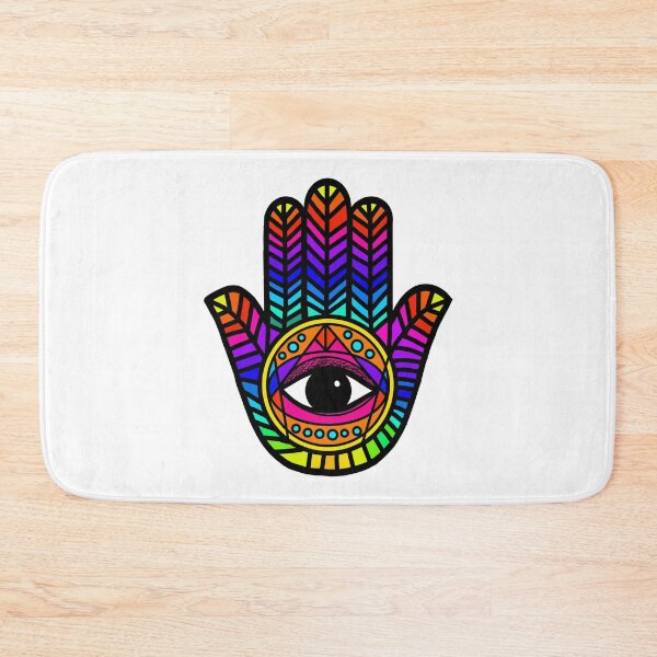 Item preview, Hand of Hamsa Fatima Evil Eye designed and sold by Rustic Valley Studio.