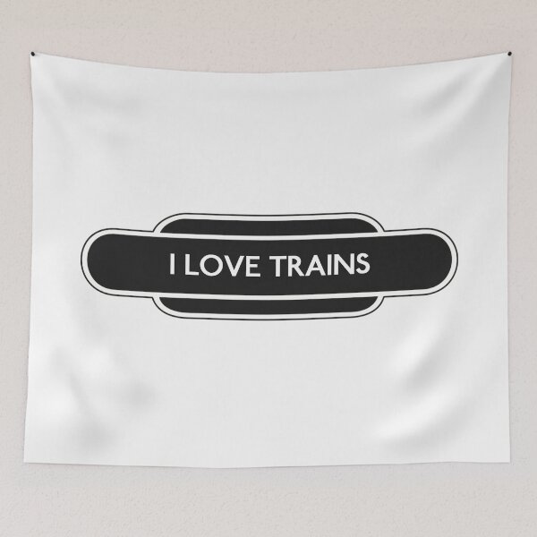Item preview, For The Love Of Trains... (Black) designed and sold by dredfell.