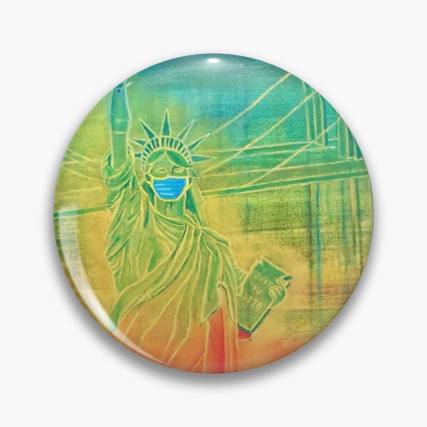 Item preview, Statue of Liberty with mask designed and sold by The World of Emmy.