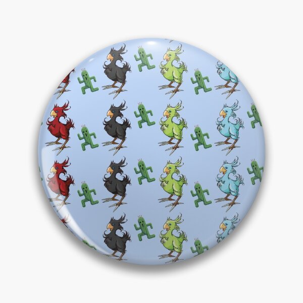 Item preview, Rainbow Chocobo and Cactuar pattern designed and sold by vcook10.