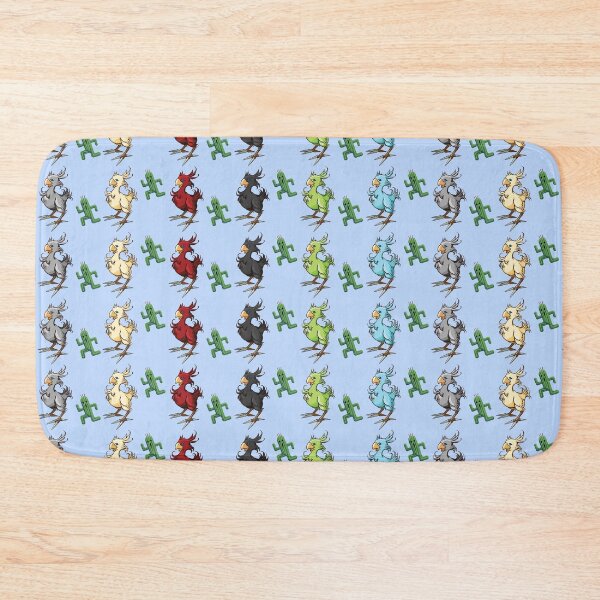 Item preview, Rainbow Chocobo and Cactuar pattern designed and sold by vcook10.
