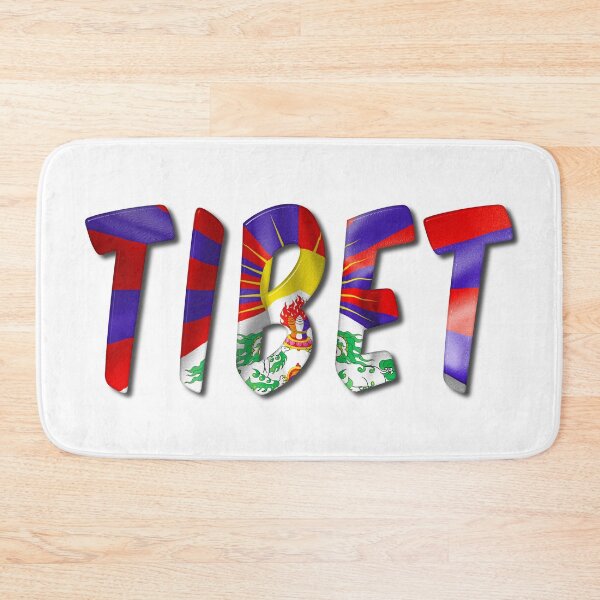 Item preview, Tibet Word With Flag Texture designed and sold by MarkUK97.