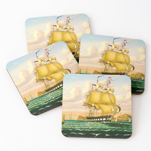 Item preview,  New York Harbor by Thomas Chambers (American designed and sold by brushandframes.