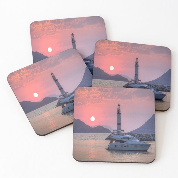 Item preview, Lighthouse And Yacht Sunset        designed and sold by Londonimages.
