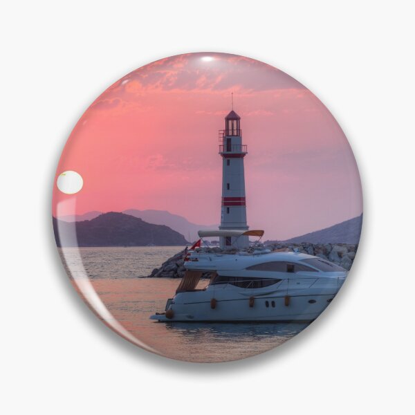 Item preview, Lighthouse And Yacht Sunset        designed and sold by Londonimages.