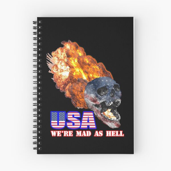 Item preview, USA - WE'RE MAD AS HELL designed and sold by RedBubbleBoom.
