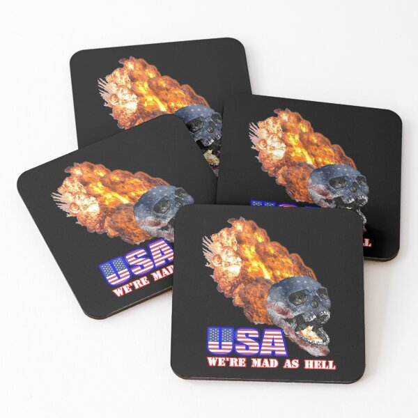 Item preview, USA - WE'RE MAD AS HELL designed and sold by RedBubbleBoom.