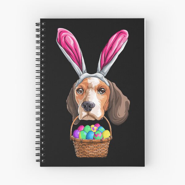 Item preview, Easter Beagle Basket Eggs Gift designed and sold by LechaMelikov.