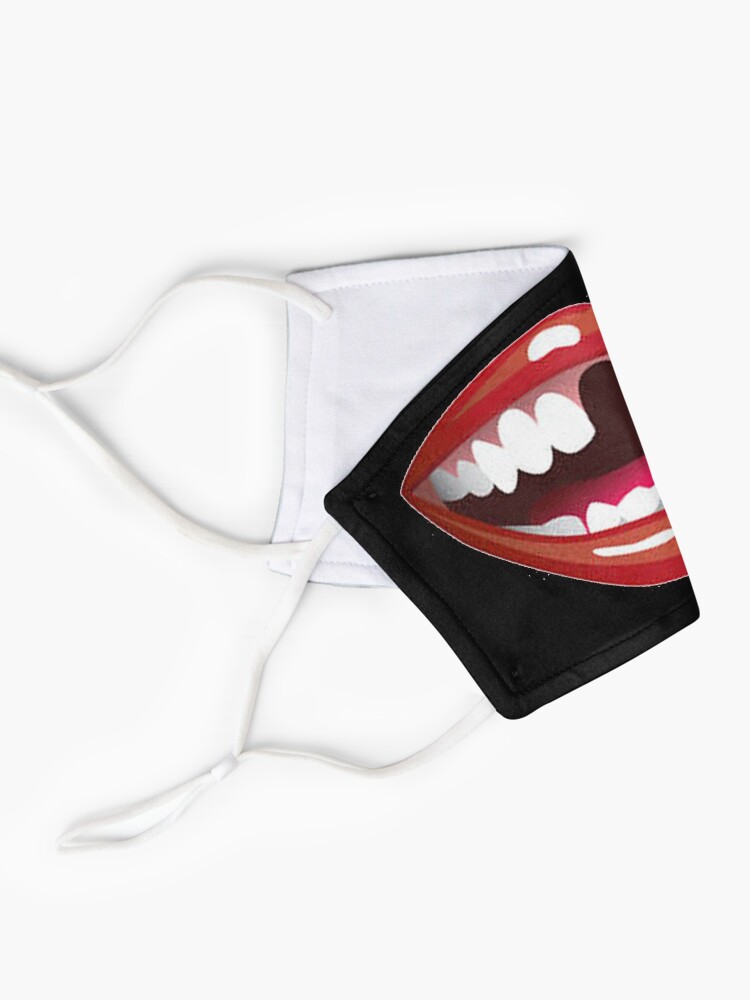 Alternate view of mouth 1 design Mask