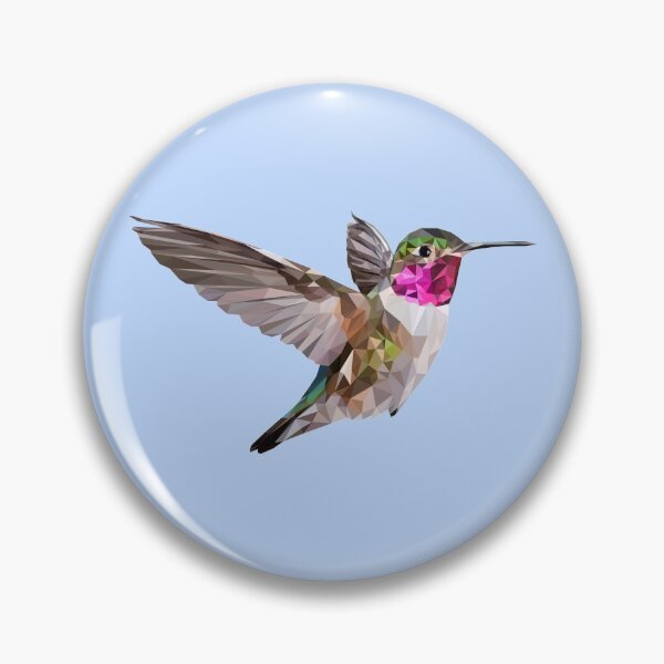 Item preview, Geometric Hummingbird designed and sold by vcook10.