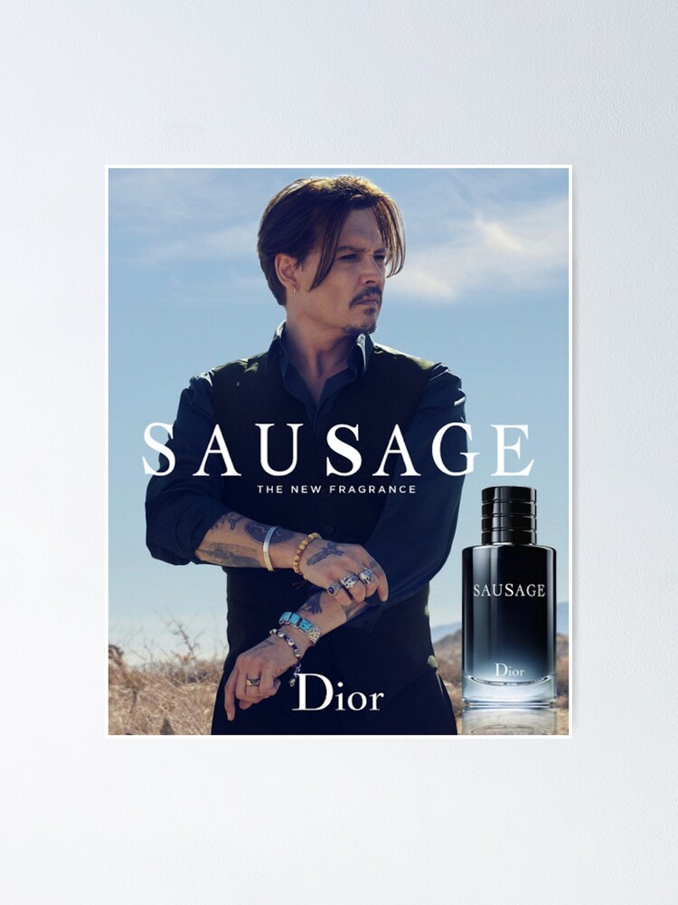 Funny T-shirt, Johnny Depp Sauvage or Sausage\