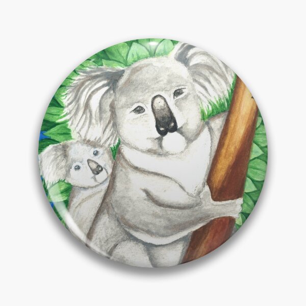 Item preview, Cute Koala Mama and Joey Greenery Mandala designed and sold by Sunfreestar.