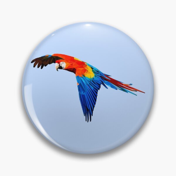 Item preview, Geometric Scarlet Macaw designed and sold by vcook10.