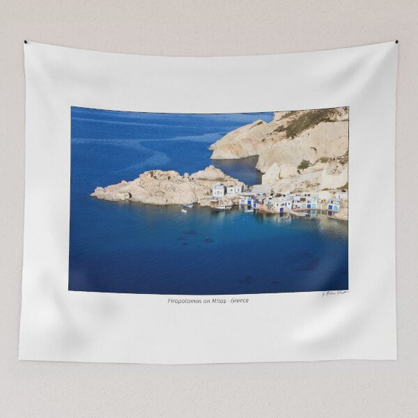 Item preview, Fishing village Firopotamos on the island of Milos, Cyclades, Greece. designed and sold by AndreasPrott.