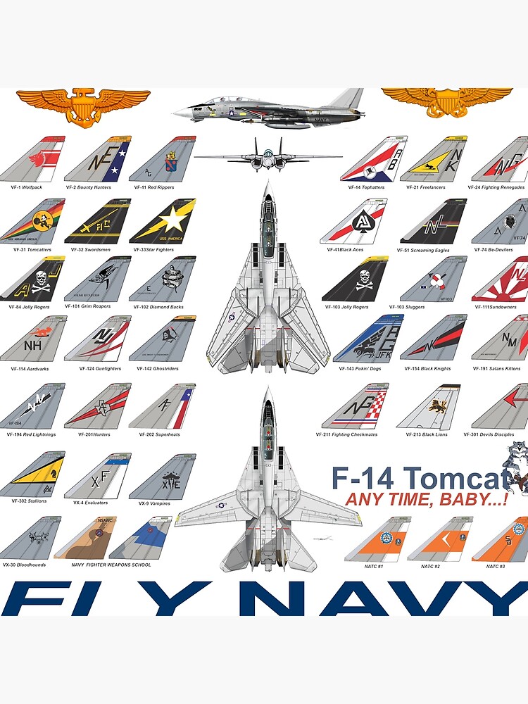 F-14 Tomcat Squadron T-shirt | Tote Bag