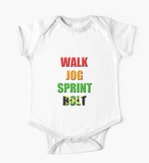 Walk, Jog, Sprint, BOLT!! One Piece - Short Sleeve