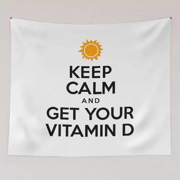 Item preview, Keep Calm And Get Your Vitamin D Orange Sun designed and sold by jaycartoonist.