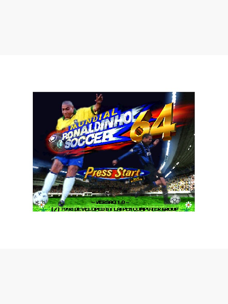 Mundial Ronaldinho Soccer 64 Duvet Cover By Empsy Redbubble