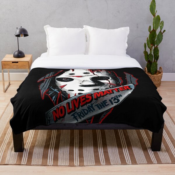 Jason Killer Throw Blankets | Redbubble