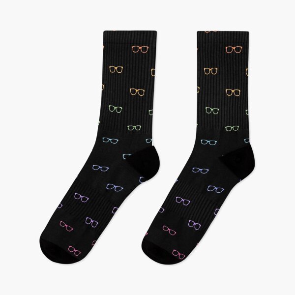 Item preview, Rainbow Glasses (black) designed and sold by animinimal.