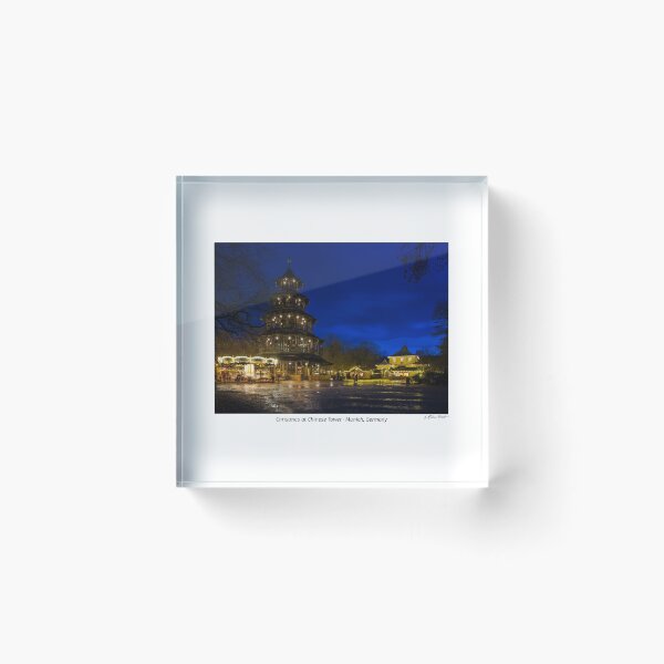 Item preview, Traditional Christmas Market at the Chinese Tower, Munich, Germany designed and sold by AndreasPrott.