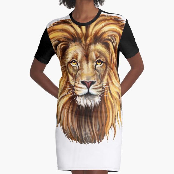 Lion 3D Logo Digital - T-Shirt
