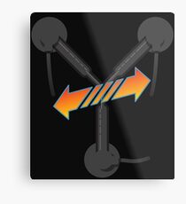 BTTF Trilogy Metal Print
