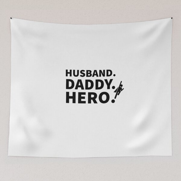 Item preview, HUSBAND. DADDY. HERO. FATHER'S DAY - USA - DESIGN  designed and sold by Tropical Blood.