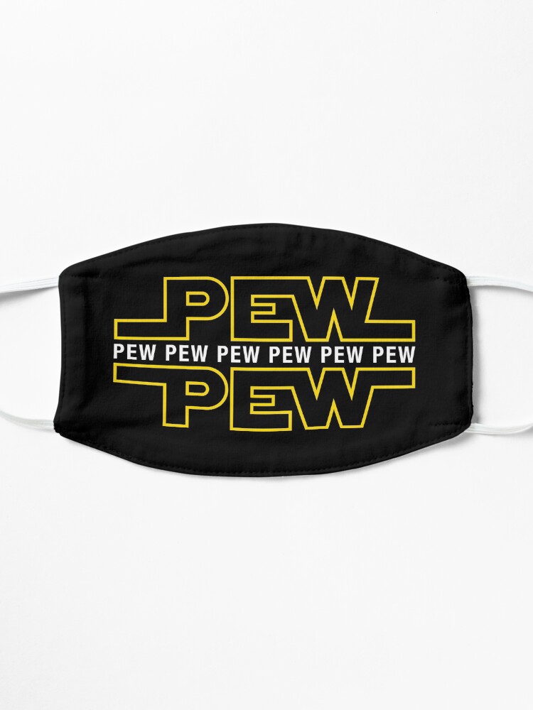 Alternate view of Pew Pew Pew Mask