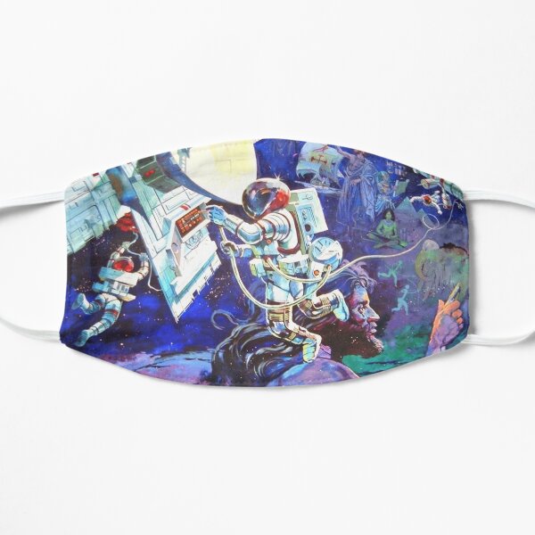 Spaceship Earth Mural Flat Mask