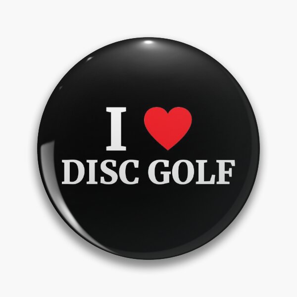 Item preview, I Love Disc Golf Heart  designed and sold by Vanover Designs.