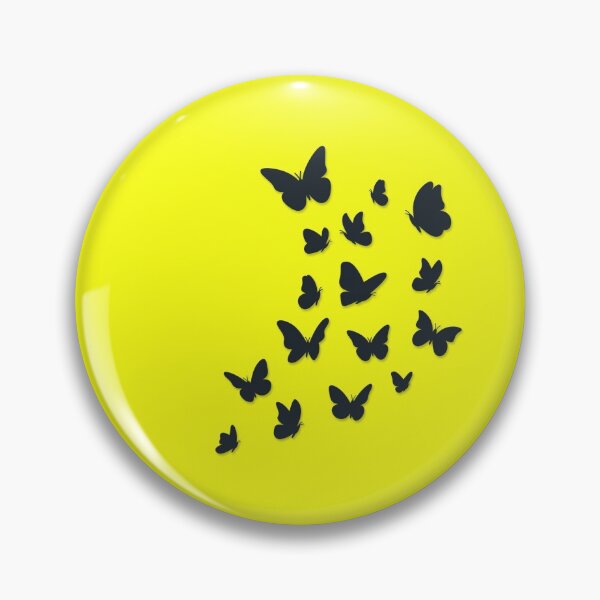 Item preview, Cute Butterflies Mask, White butterfly, Washable Reusable, Flashy yellow designed and sold by Annona-.