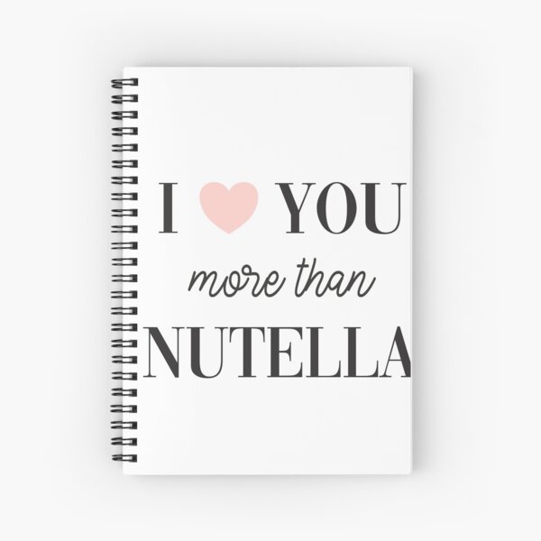I love you more Spiral Notebook