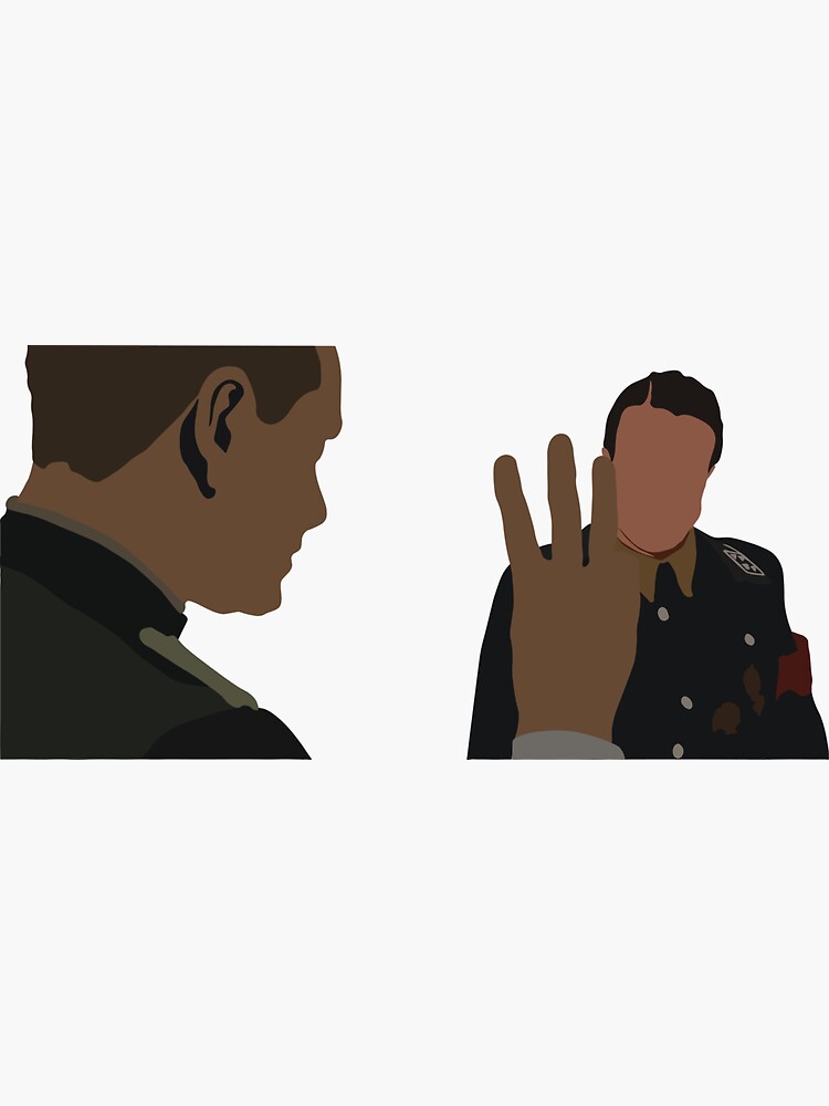 "Inglourious Basterds Three Fingers" Sticker for Sale by Mhufziger