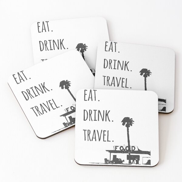 Item preview, Eat. Drink. Travel. - Traveling Foodie designed and sold by Tyler Christian.
