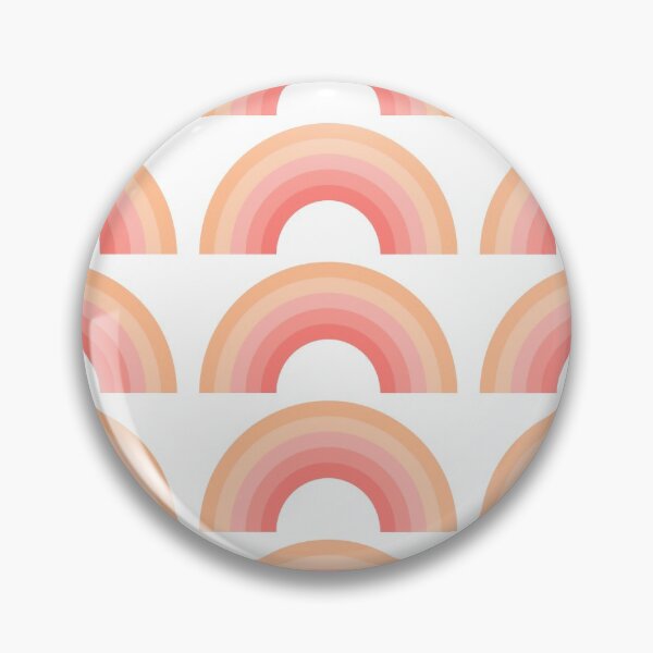 Item preview, Peach Pink Rainbow designed and sold by Elise Barker.