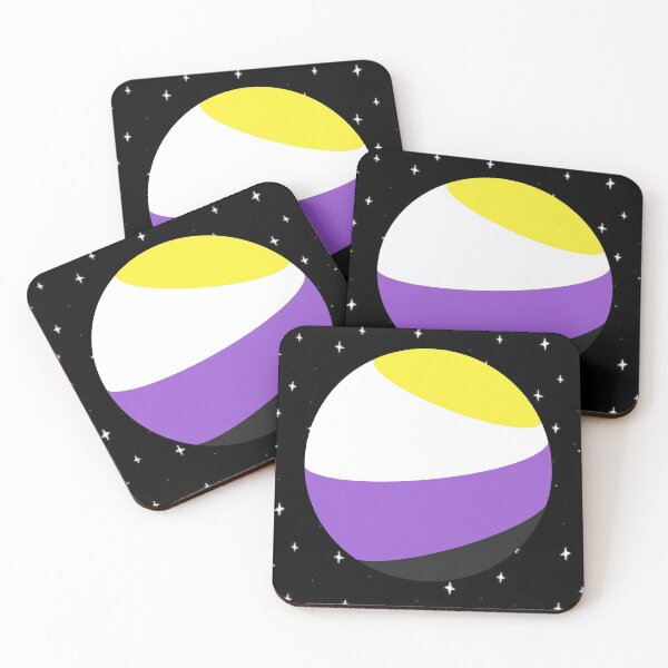 Item preview, Cartoon Non-Binary Planet designed and sold by XantheGeometric.