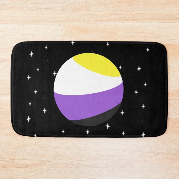 Item preview, Cartoon Non-Binary Planet designed and sold by XantheGeometric.