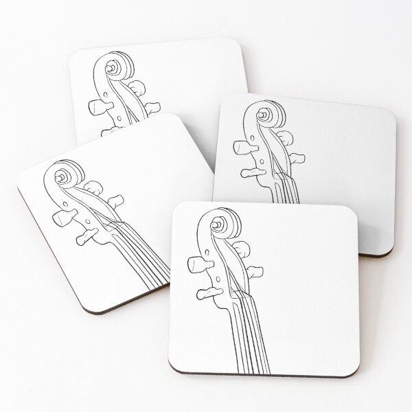 Item preview, Violin scroll pen graphic design badge version designed and sold by cu-b3.