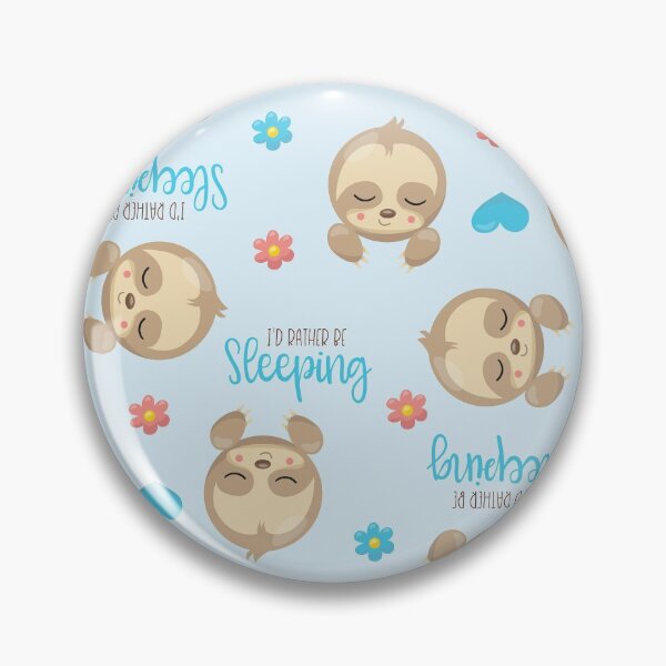 Item preview, I'd Rather Be Sleeping Sloth Pattern designed and sold by erinnn41.