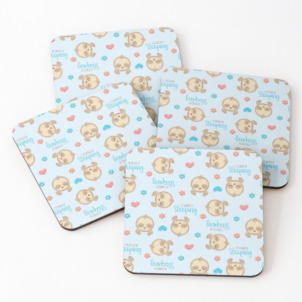 Item preview, I'd Rather Be Sleeping Sloth Pattern designed and sold by erinnn41.