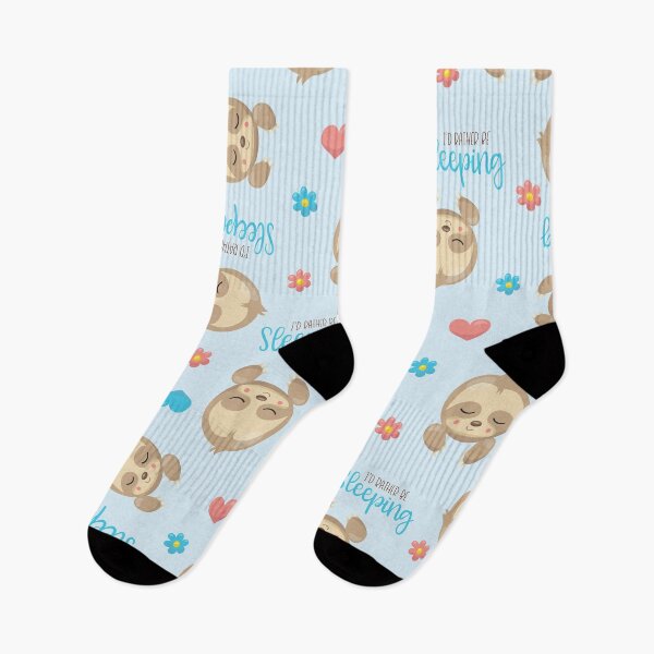 Item preview, I'd Rather Be Sleeping Sloth Pattern designed and sold by erinnn41.