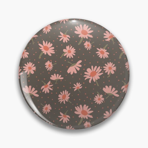 Item preview, Brown & Pink Stem Daisy Floral designed and sold by StudioPosies.